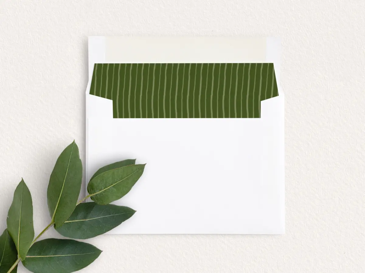 Envelope Liner inside Envelope