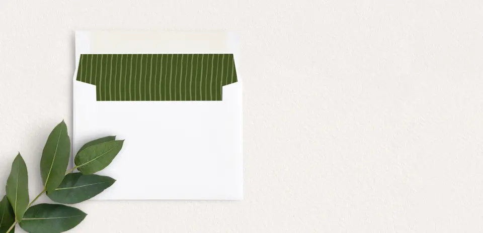 Envelope Liner inside Envelope