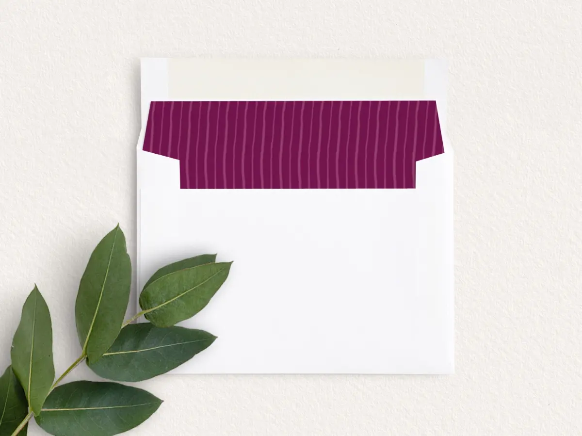 Envelope Liner inside Envelope