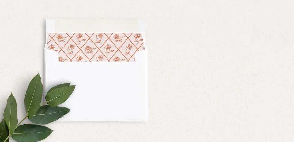Envelope Liner inside Envelope