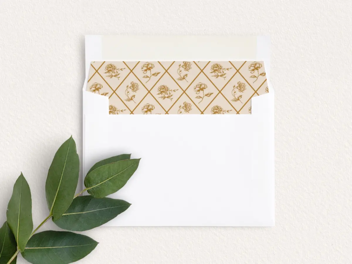 Envelope Liner inside Envelope
