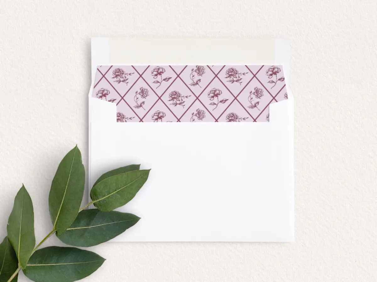 Envelope Liner inside Envelope