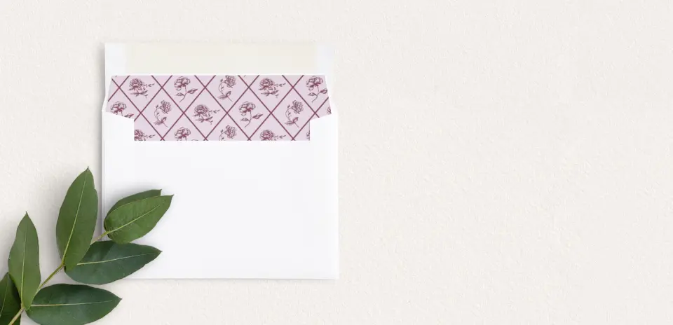 Envelope Liner inside Envelope