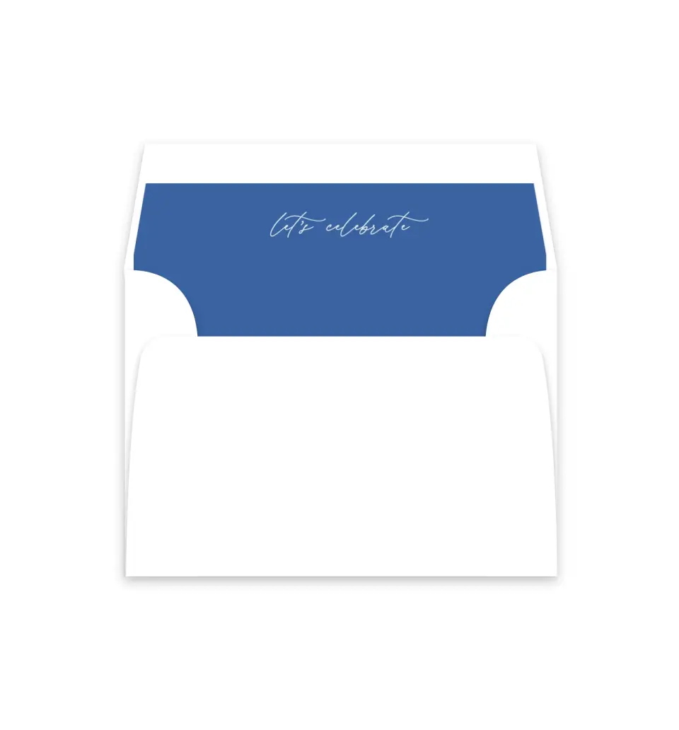 This is a  4⅞" x 4.563" Envelope Liners (ELM) called Forever and Ever printed in full color