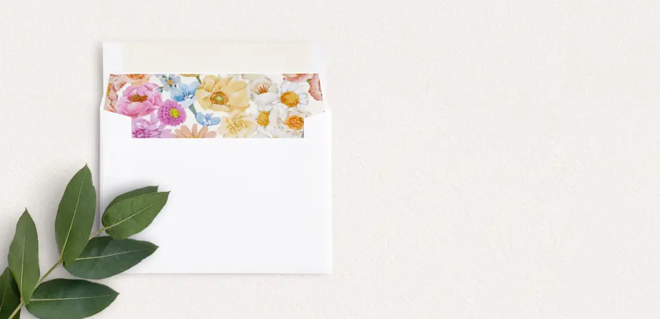 Envelope Liner inside Envelope