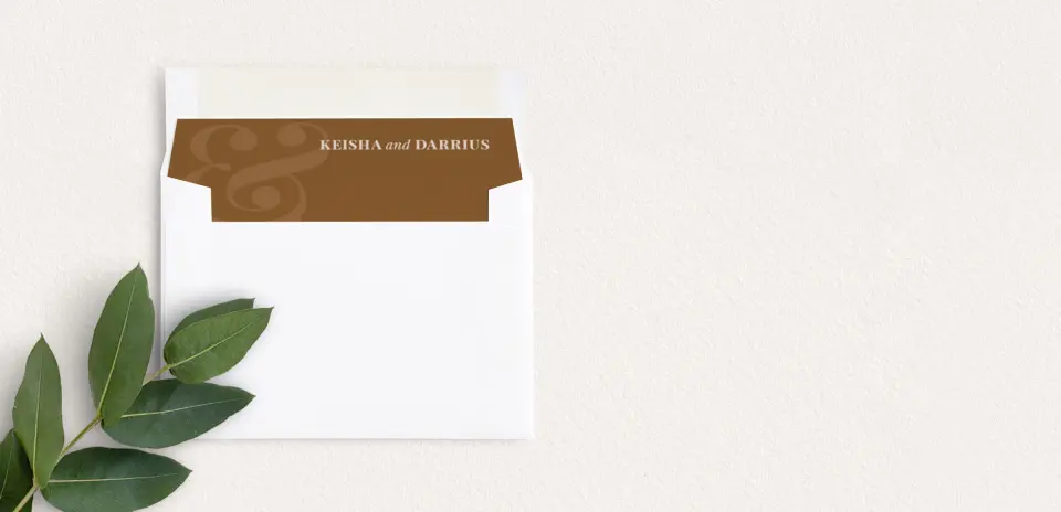 Envelope Liner inside Envelope