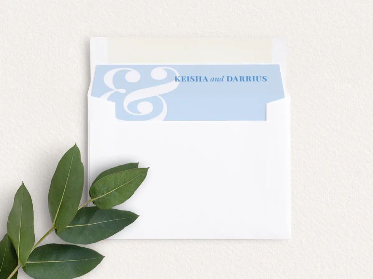 Envelope Liner inside Envelope
