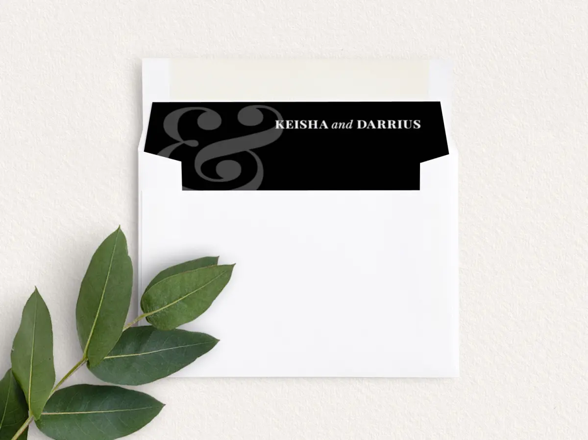Envelope Liner inside Envelope