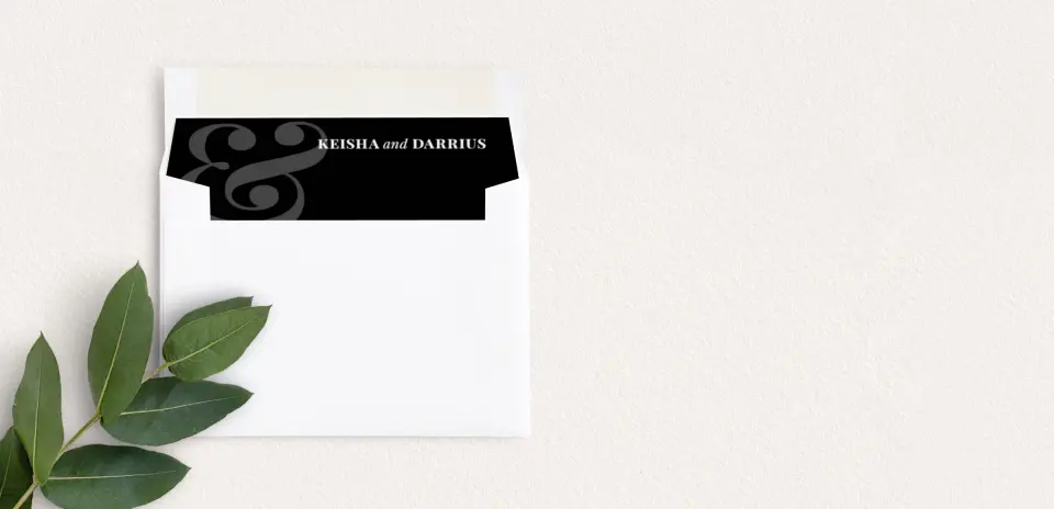 Envelope Liner inside Envelope