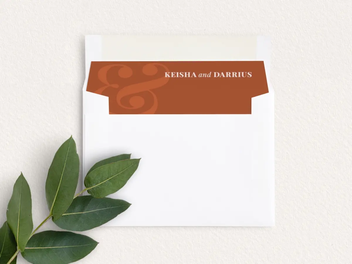 Envelope Liner inside Envelope