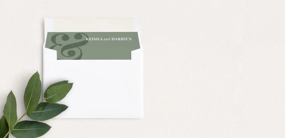 Envelope Liner inside Envelope