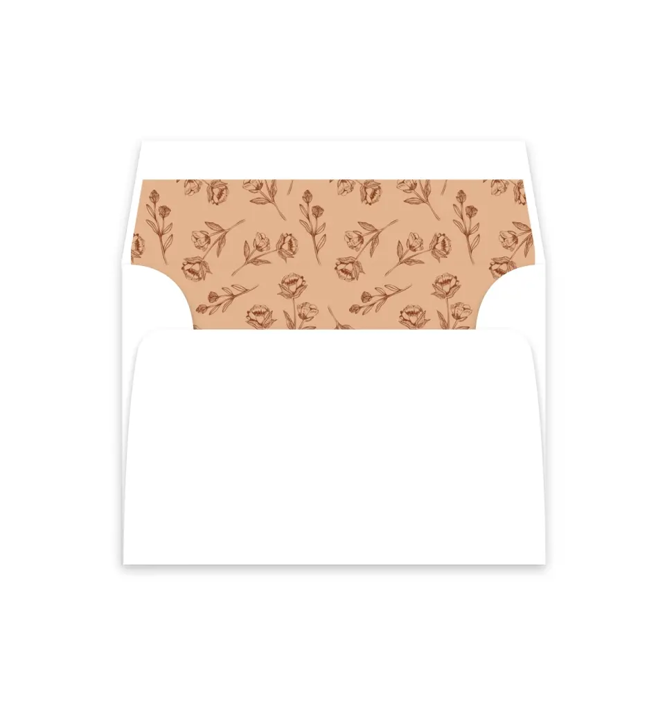 This is a  4⅞" x 4.563" Envelope Liners (ELM) called Agrestal printed in full color
