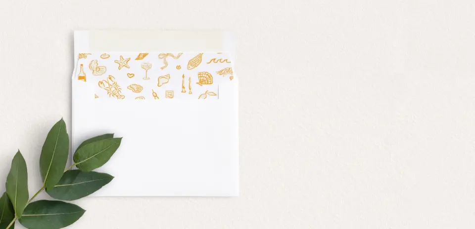 Envelope Liner inside Envelope