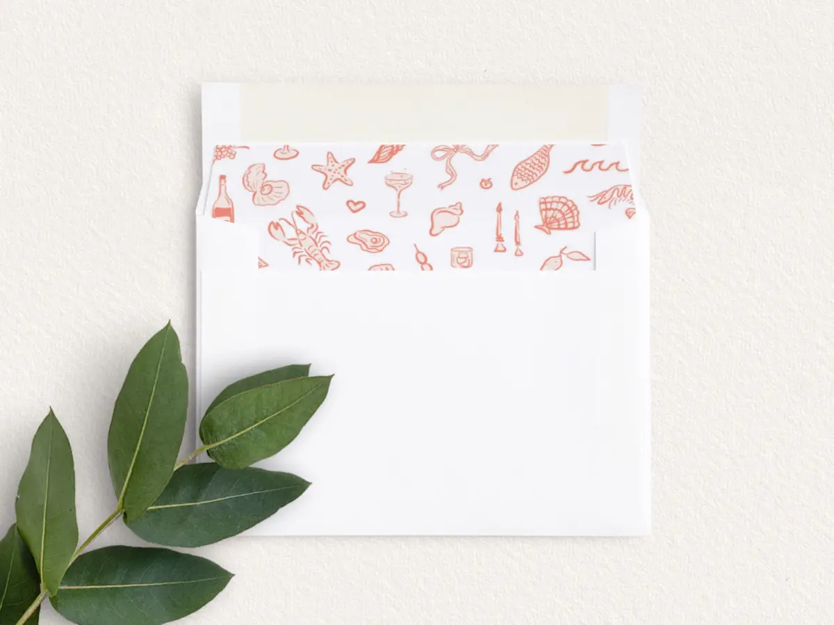 Envelope Liner inside Envelope