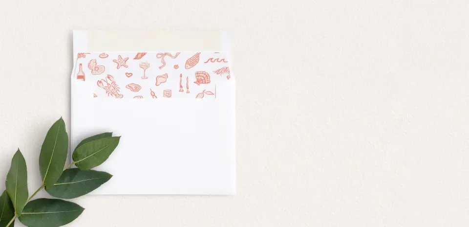 Envelope Liner inside Envelope