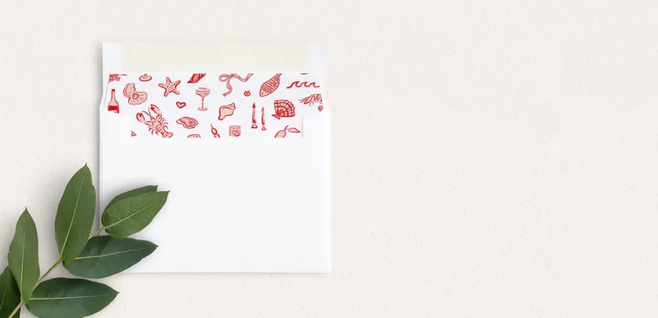 Envelope Liner inside Envelope