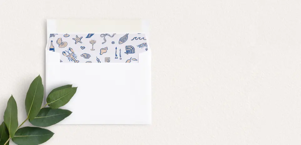 Envelope Liner inside Envelope