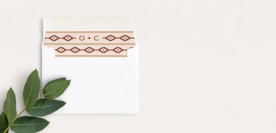 Envelope Liner inside Envelope