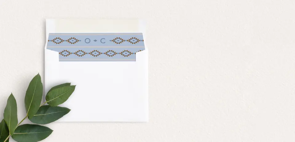 Envelope Liner inside Envelope