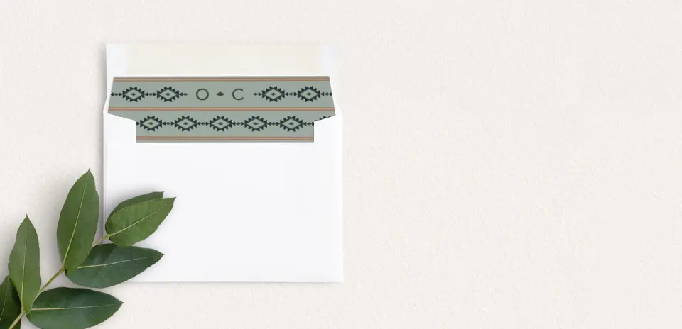 Envelope Liner inside Envelope