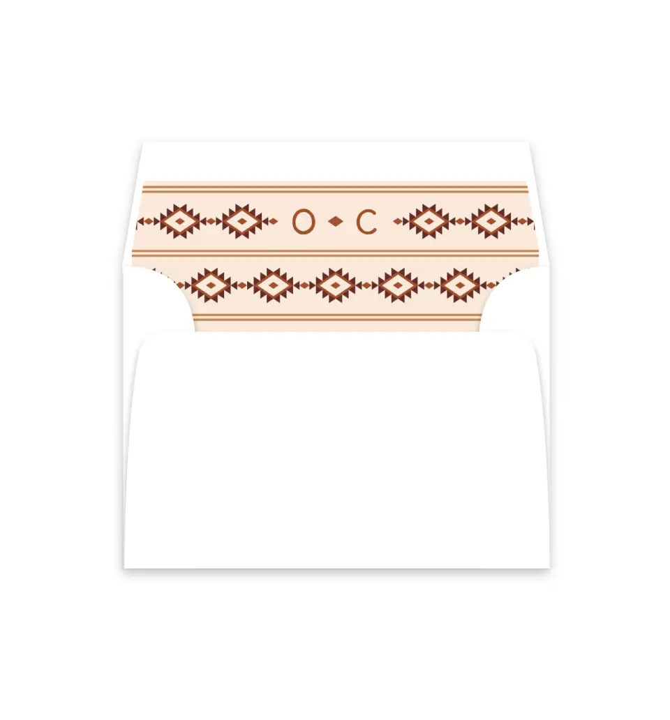 This is a  4⅞" x 4.563" Envelope Liners (ELM) called WIld at Heart printed in full color