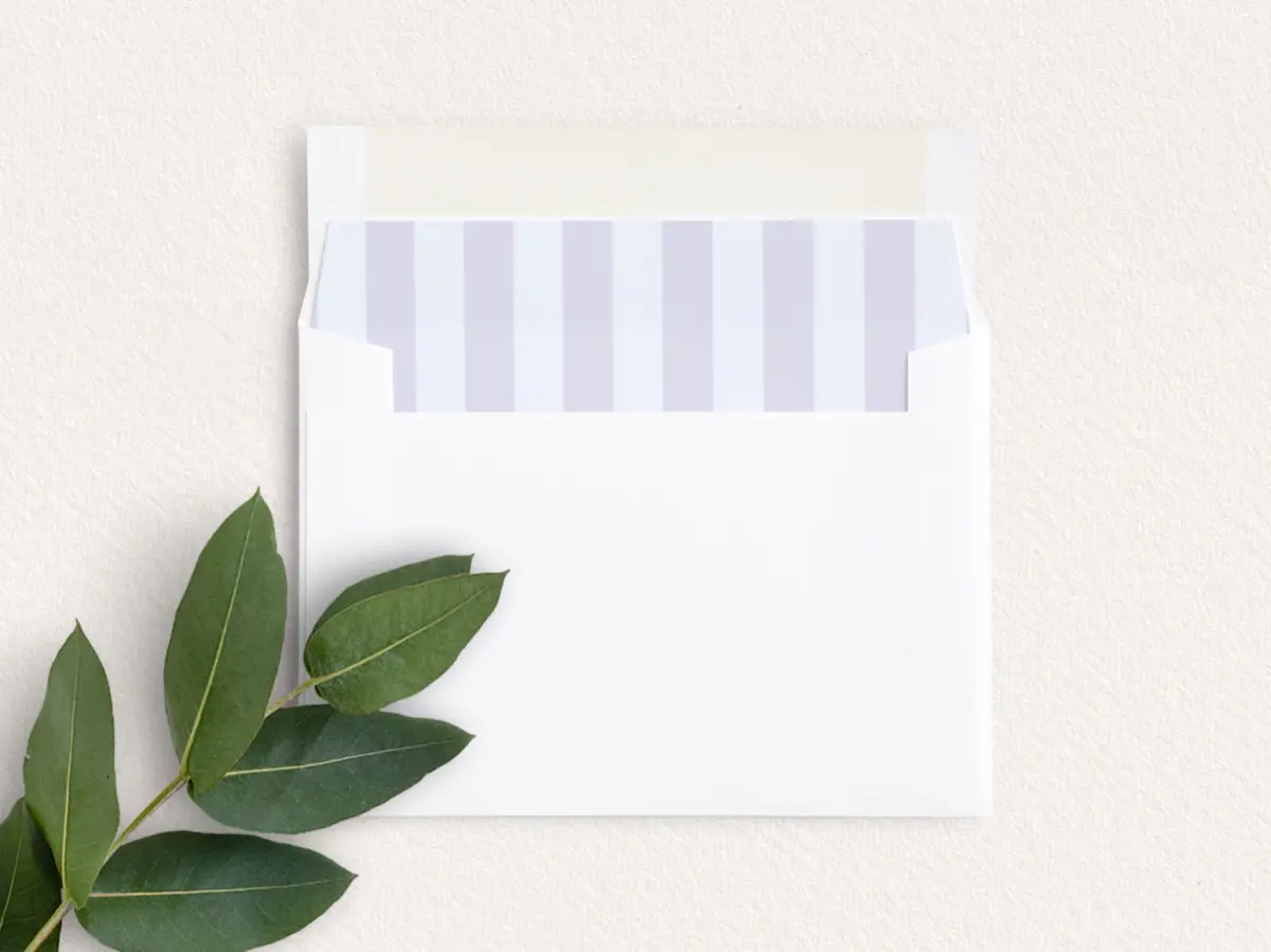 Envelope Liner inside Envelope