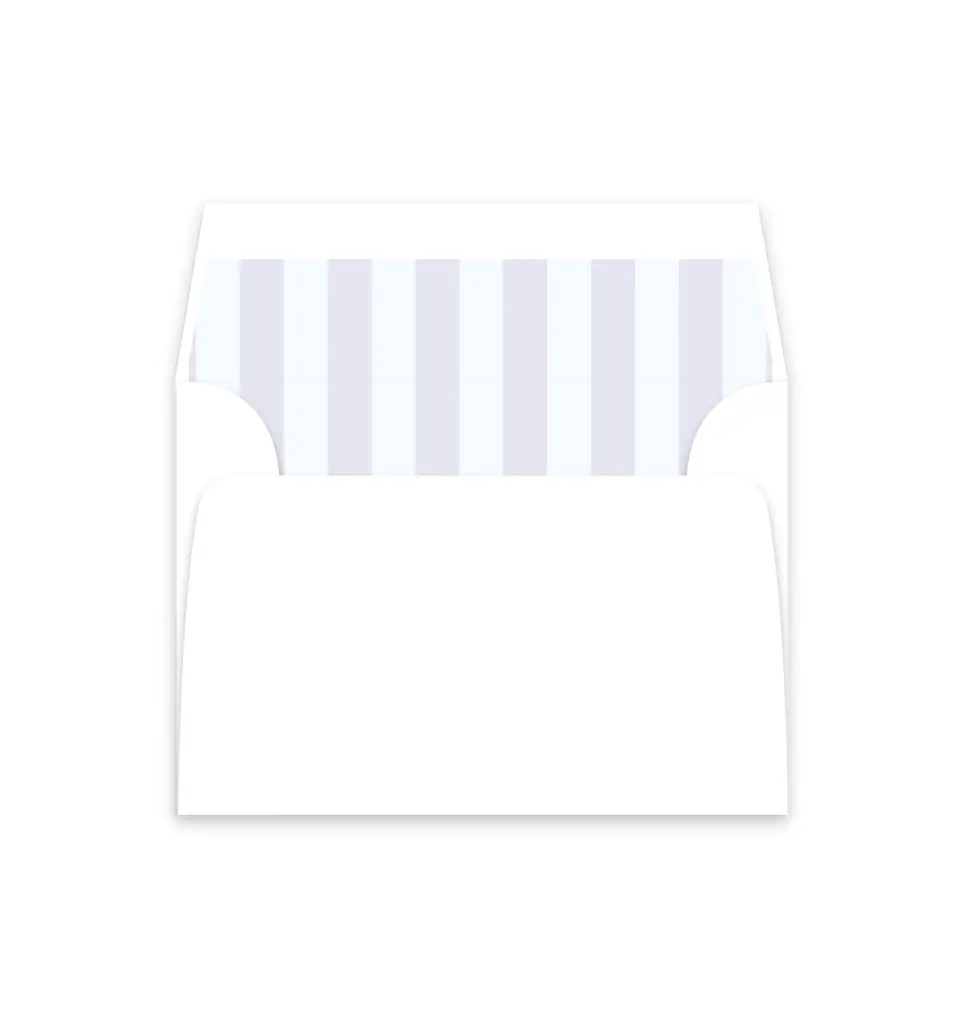 This is a  4⅞" x 4.563" Envelope Liners (ELM) called The Mila printed in full color