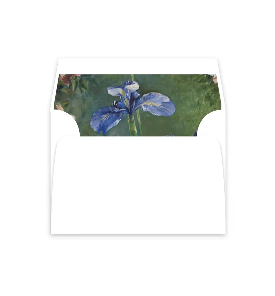 This is a  4⅞" x 4.563" Envelope Liners (ELM) called The Addison printed in full color