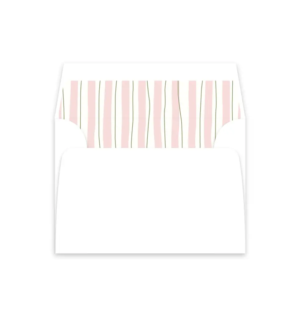 This is a  4⅞" x 4.563" Envelope Liners (ELM) called The Jolene printed in full color