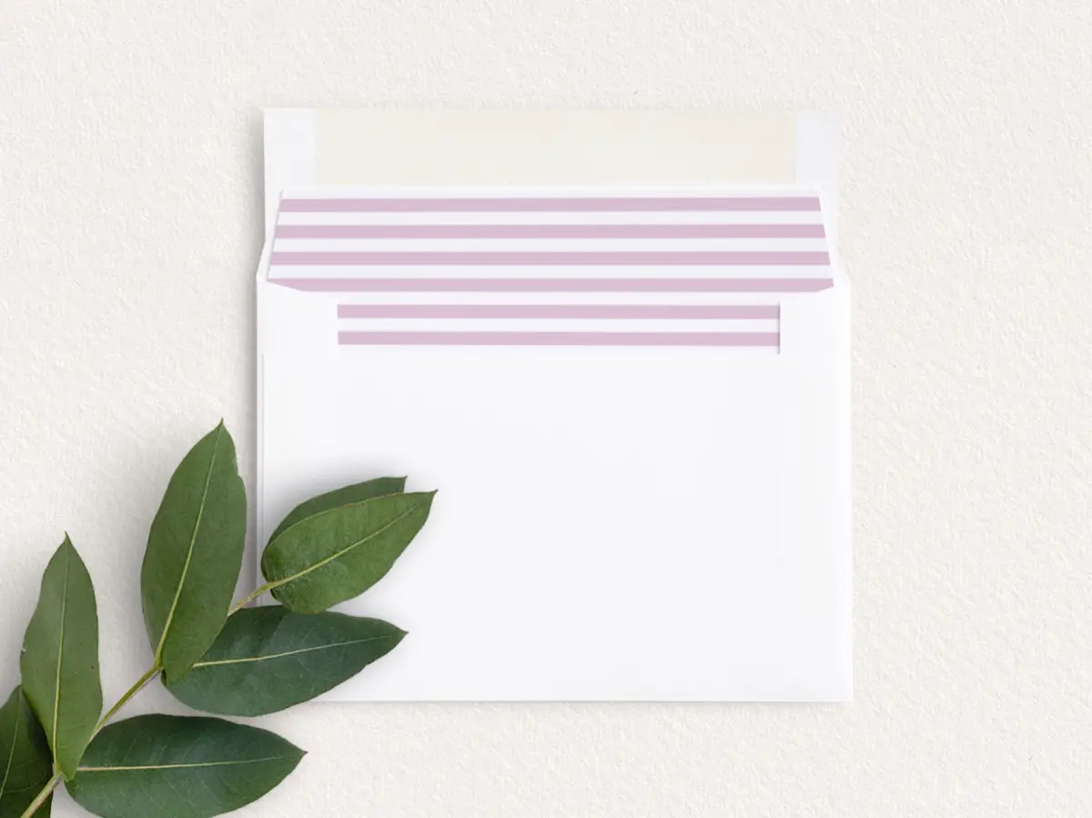 Envelope Liner inside Envelope