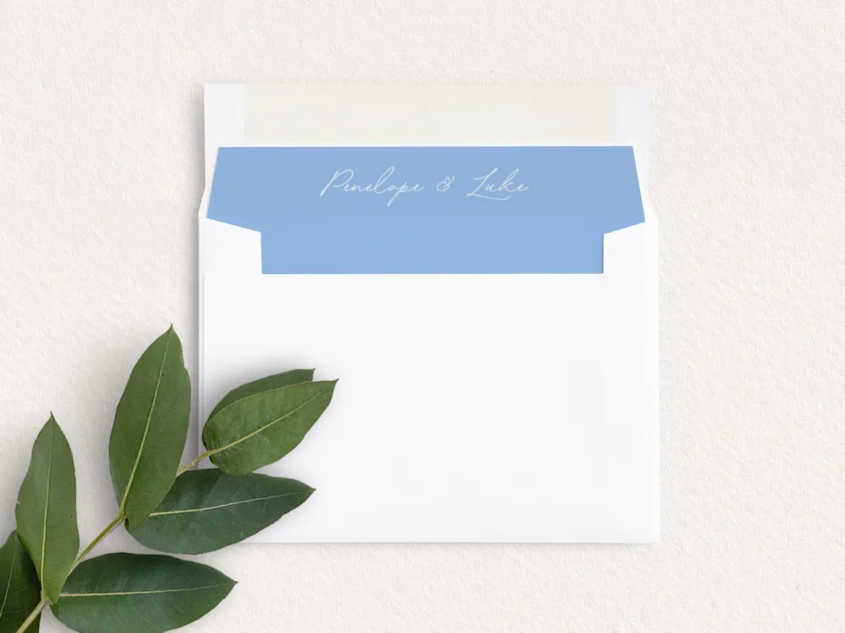 Envelope Liner inside Envelope