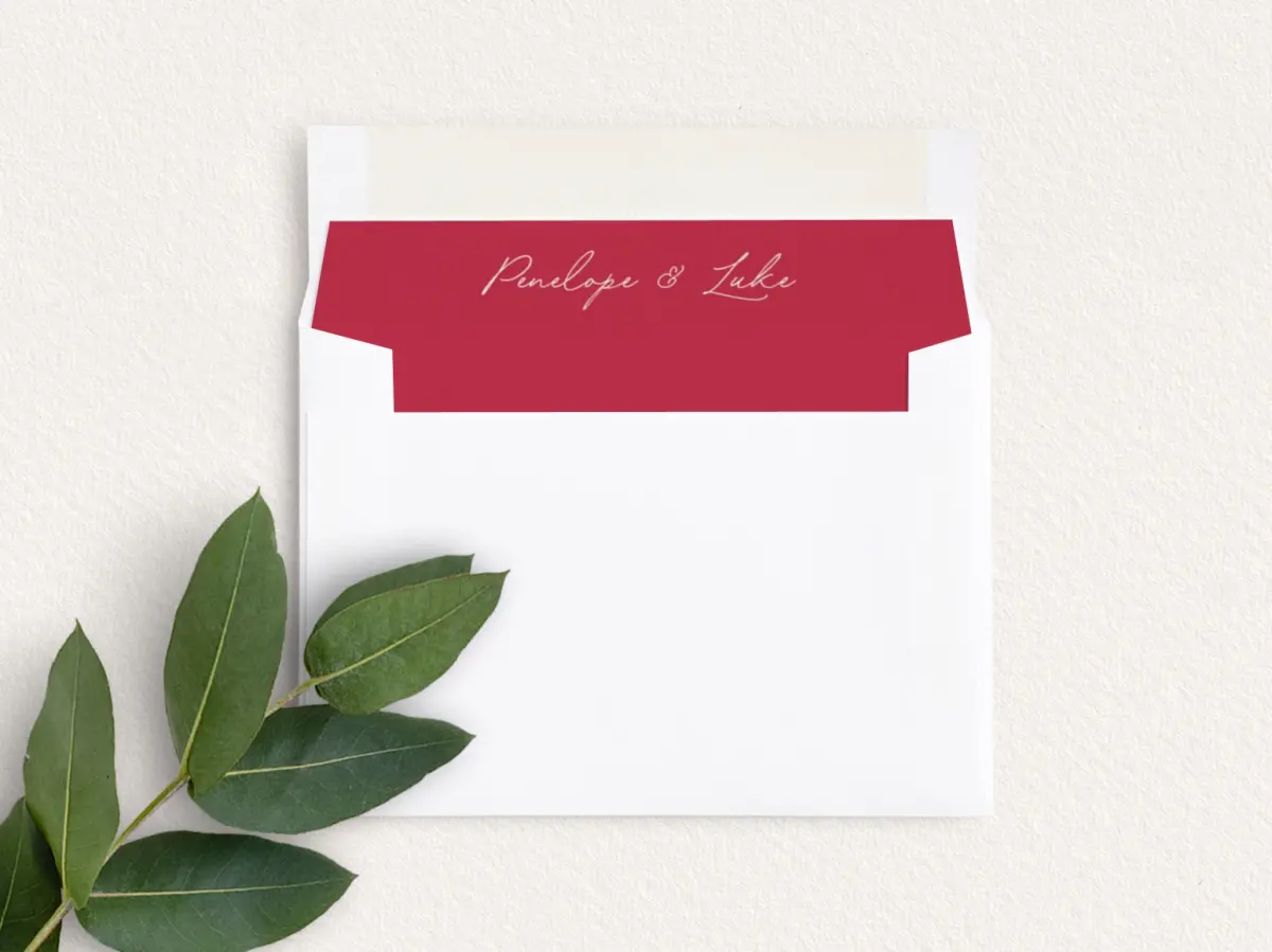 Envelope Liner inside Envelope