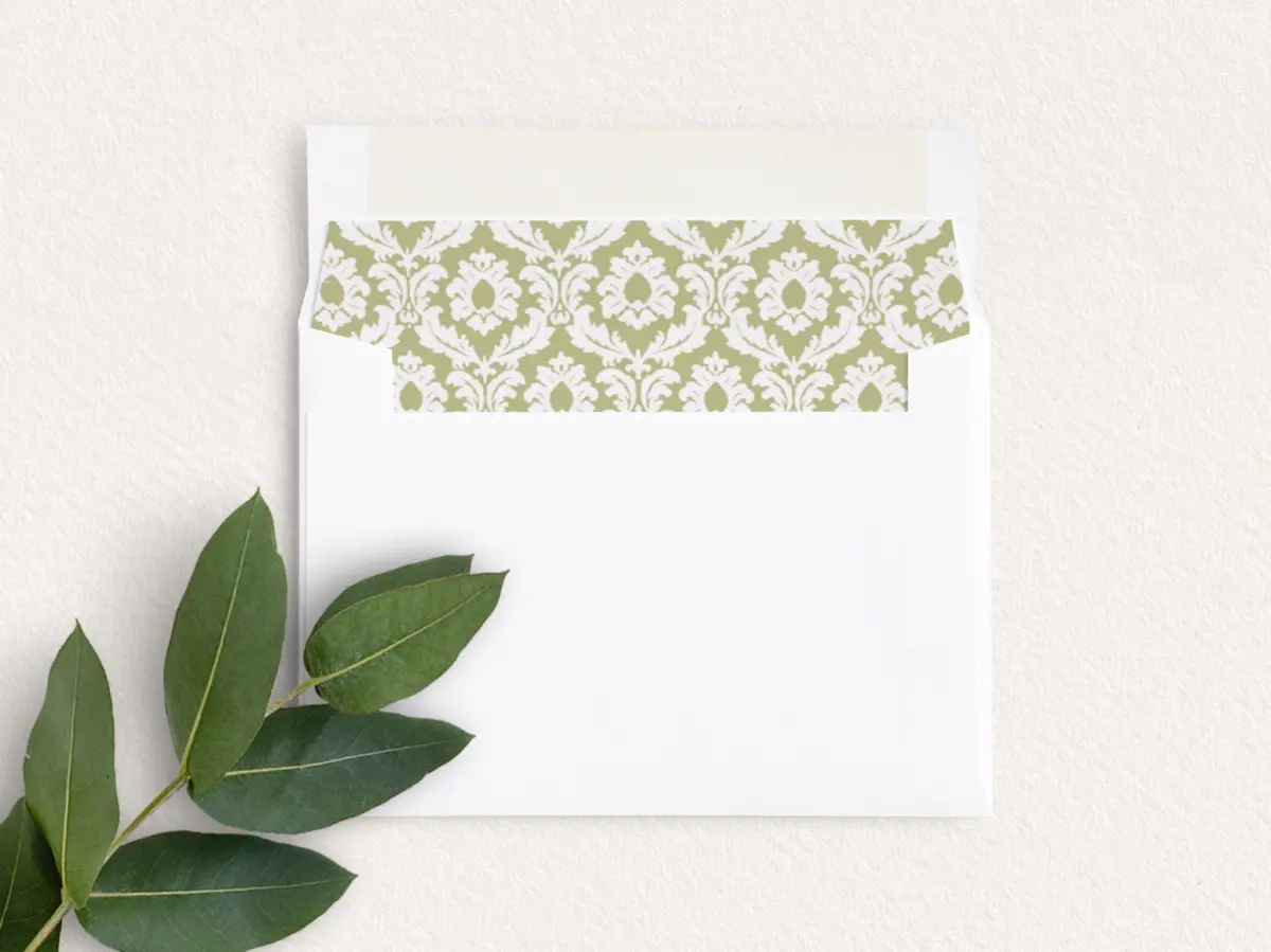 Envelope Liner inside Envelope