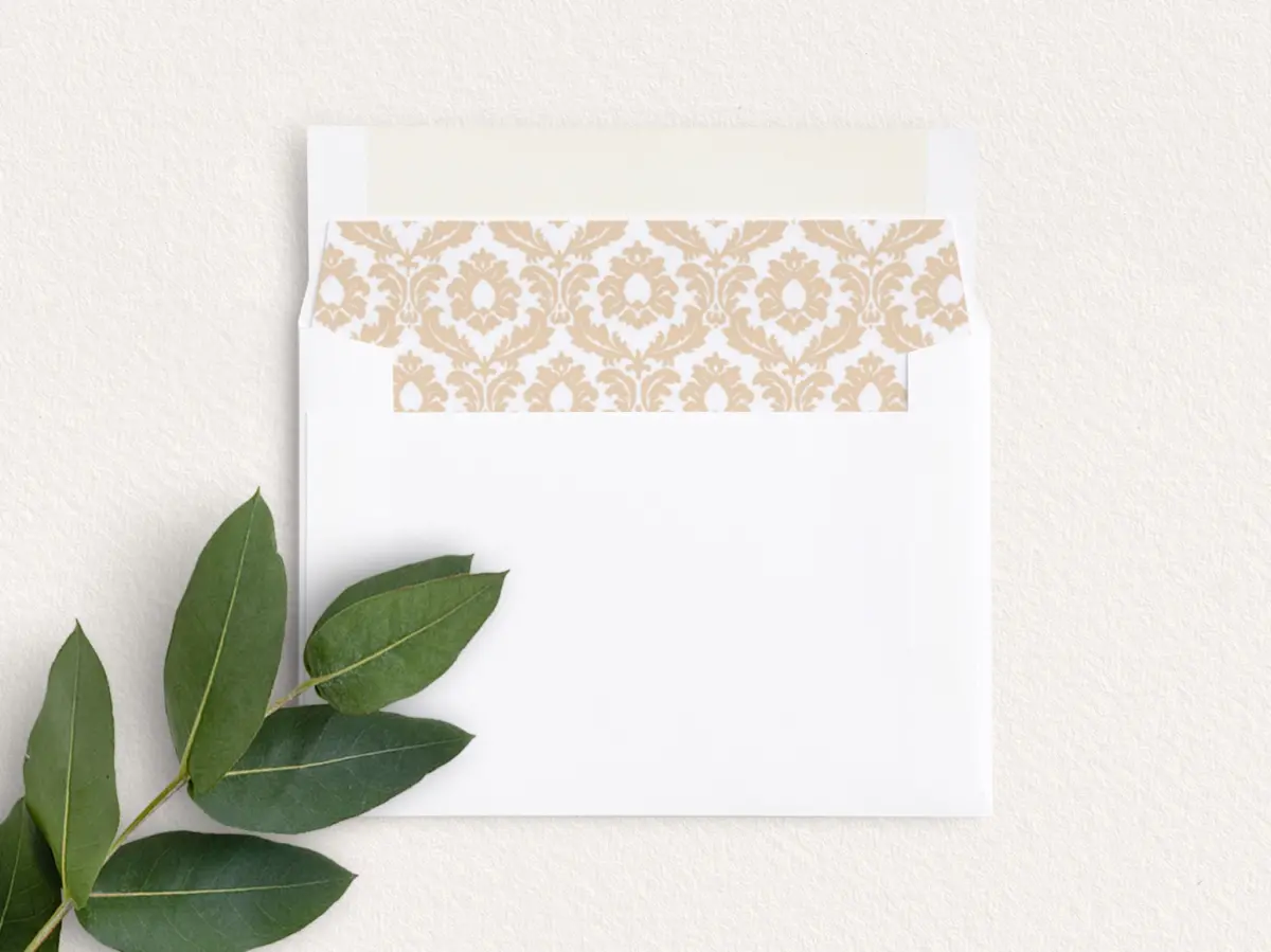 Envelope Liner inside Envelope