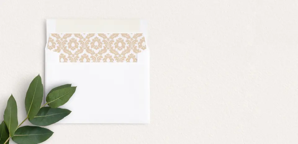 Envelope Liner inside Envelope