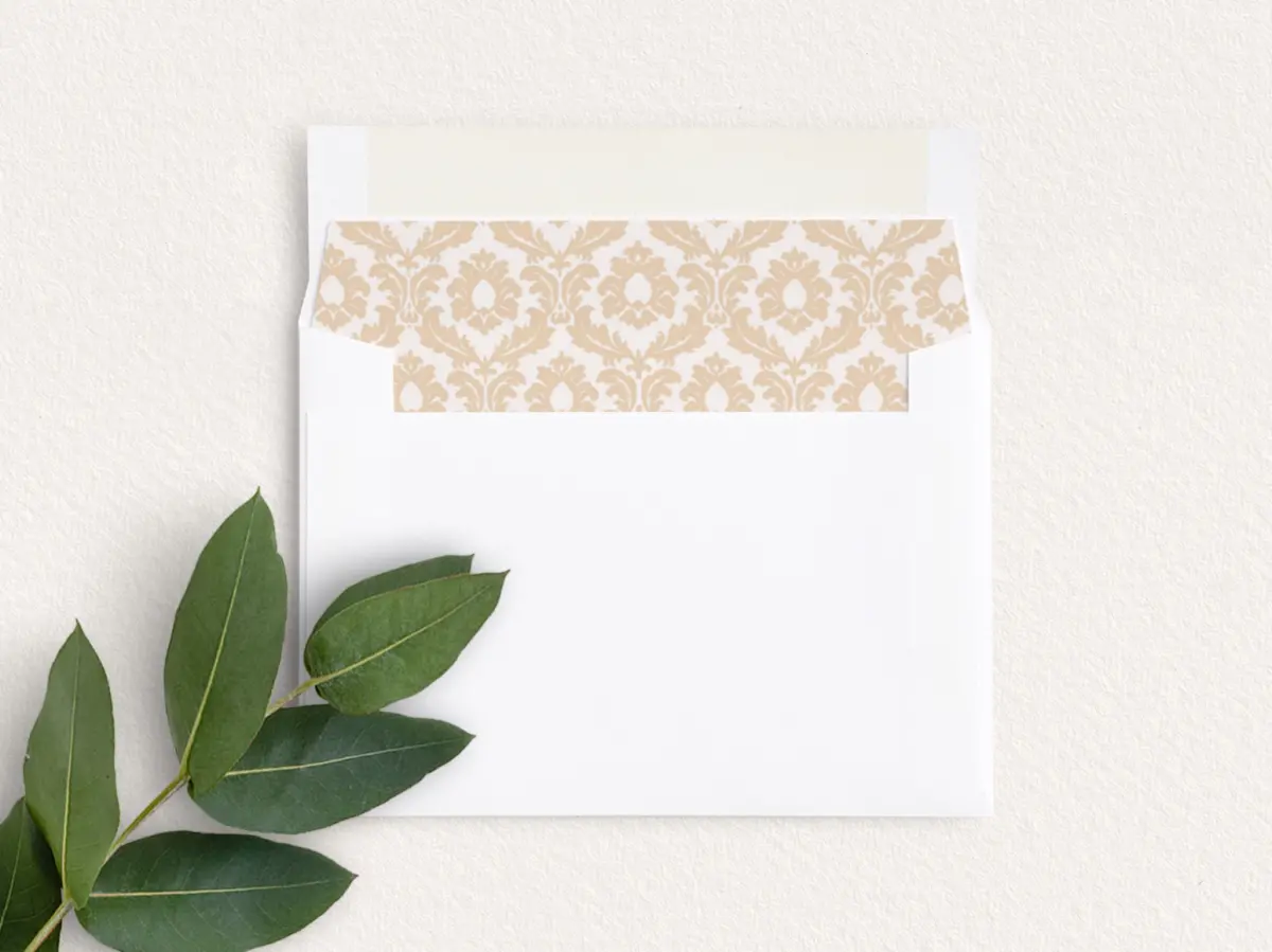 Envelope Liner inside Envelope