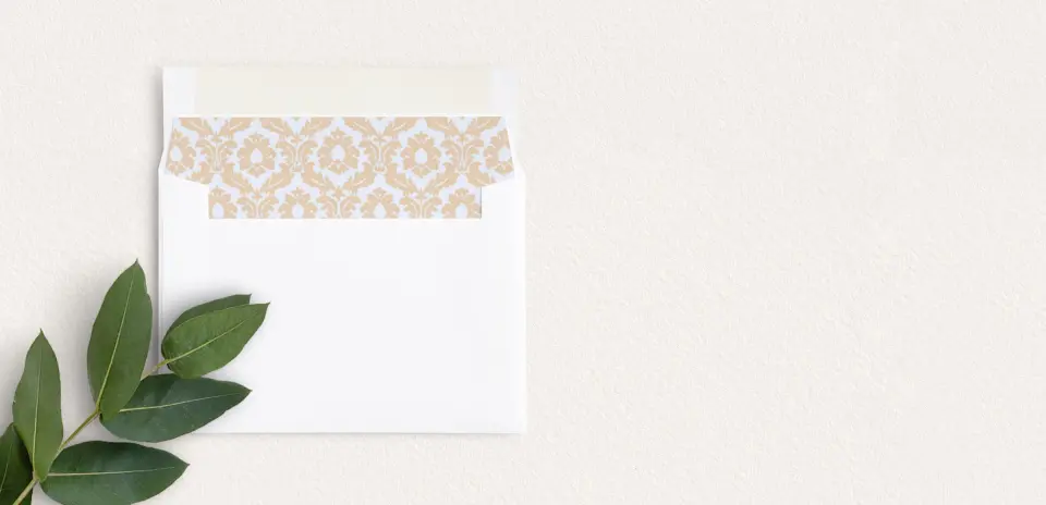 Envelope Liner inside Envelope