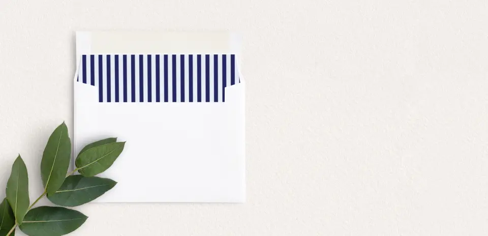 Envelope Liner inside Envelope