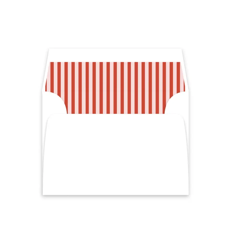 This is a  4⅞" x 4.563" Envelope Liners (ELM) called Boathouse Bliss printed in full color