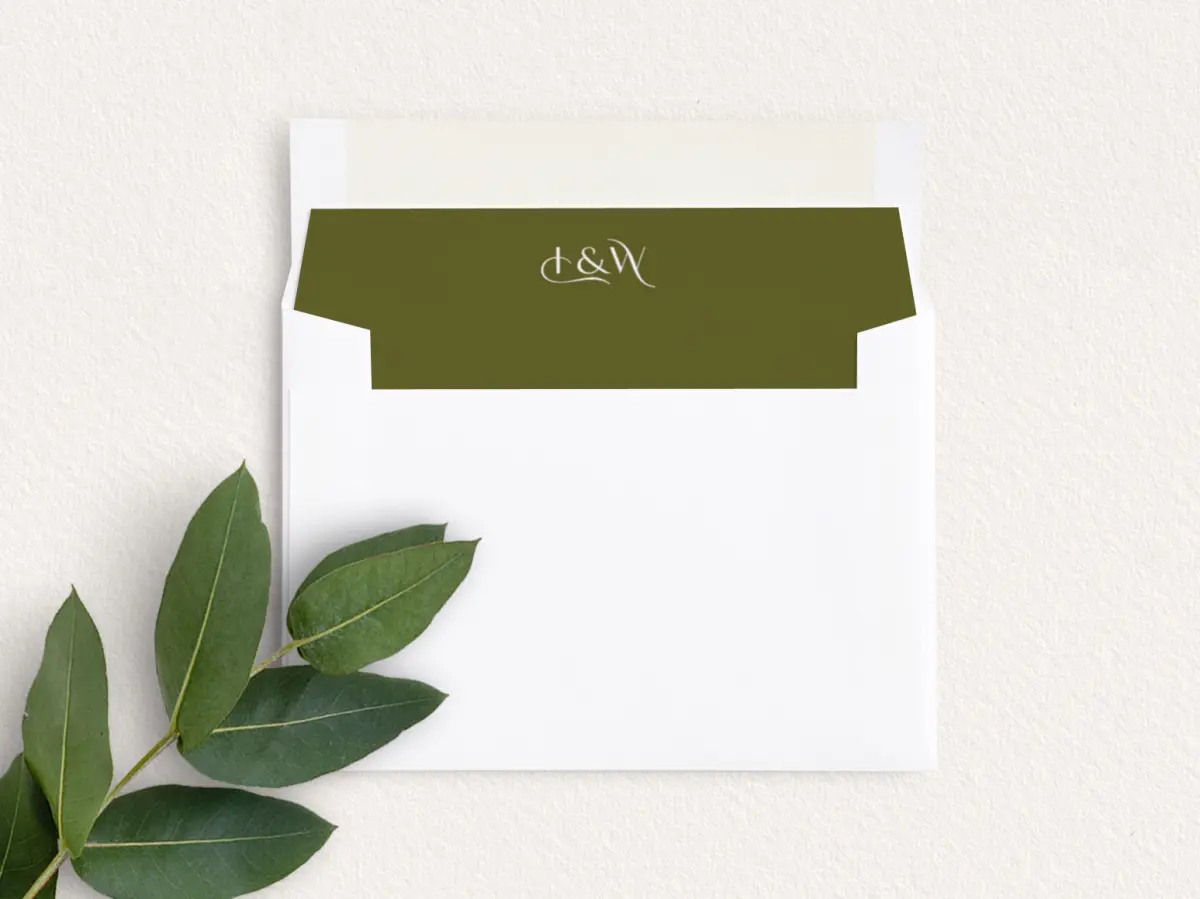 Envelope Liner inside Envelope