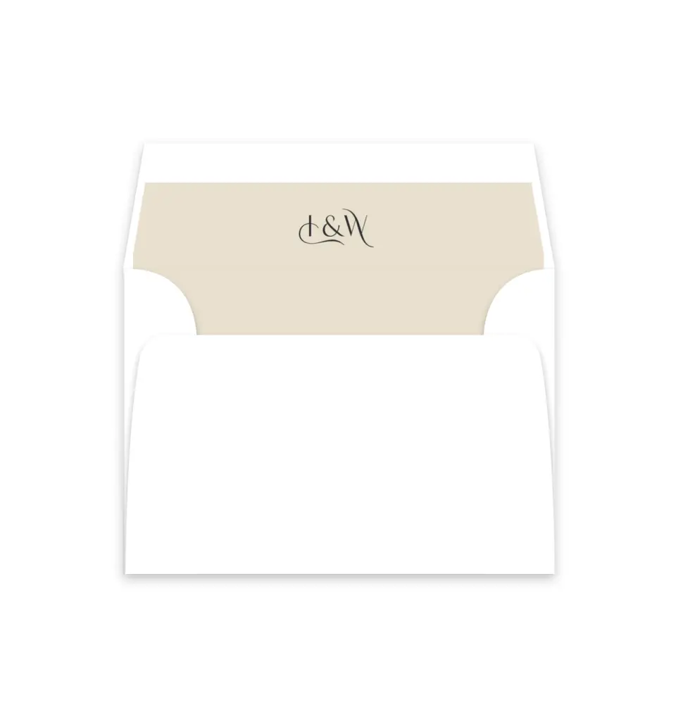 This is a  4⅞" x 4.563" Envelope Liners (ELM) called Winter Wildflowers printed in full color