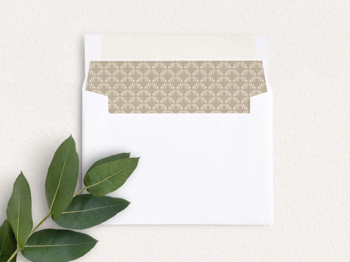 Envelope Liner inside Envelope