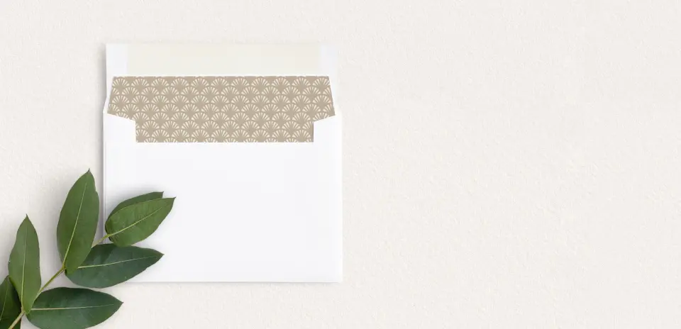 Envelope Liner inside Envelope