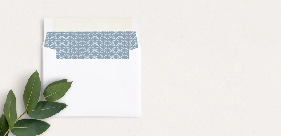 Envelope Liner inside Envelope