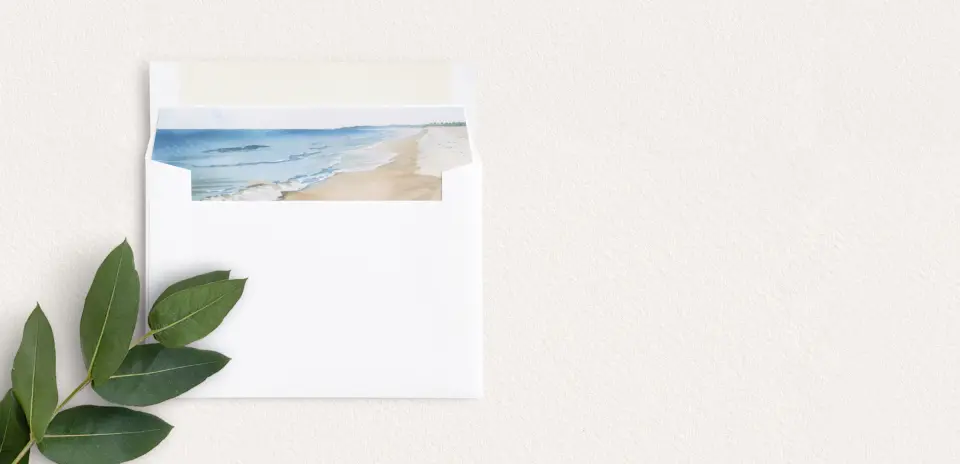 Envelope Liner inside Envelope