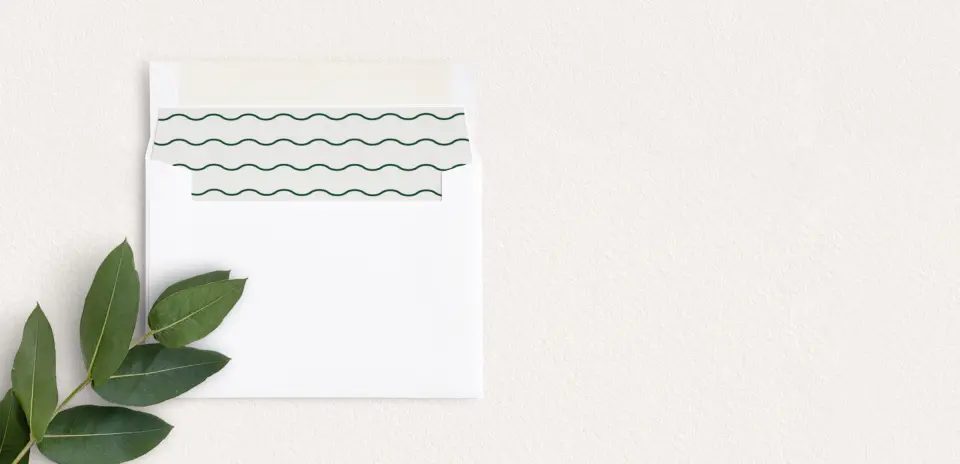 Envelope Liner inside Envelope