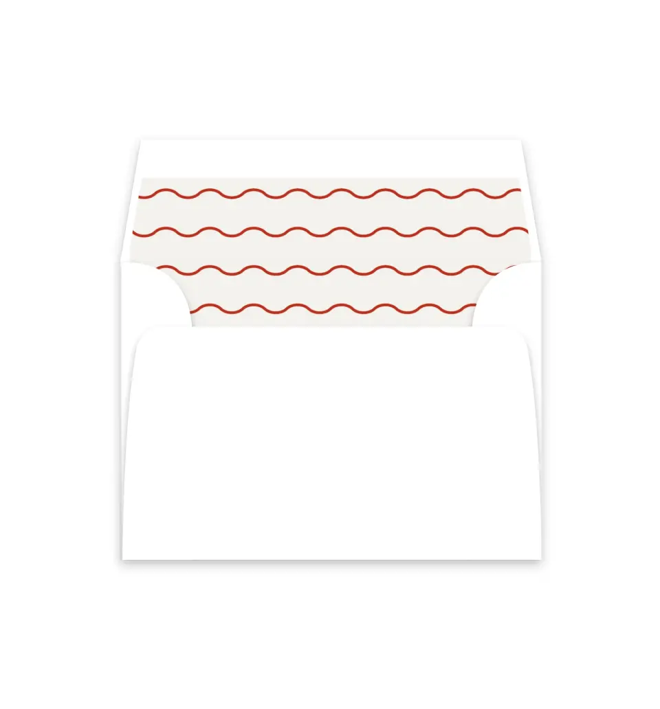 This is a  4⅞" x 4.563" Envelope Liners (ELM) called Unwavering Spirit printed in full color