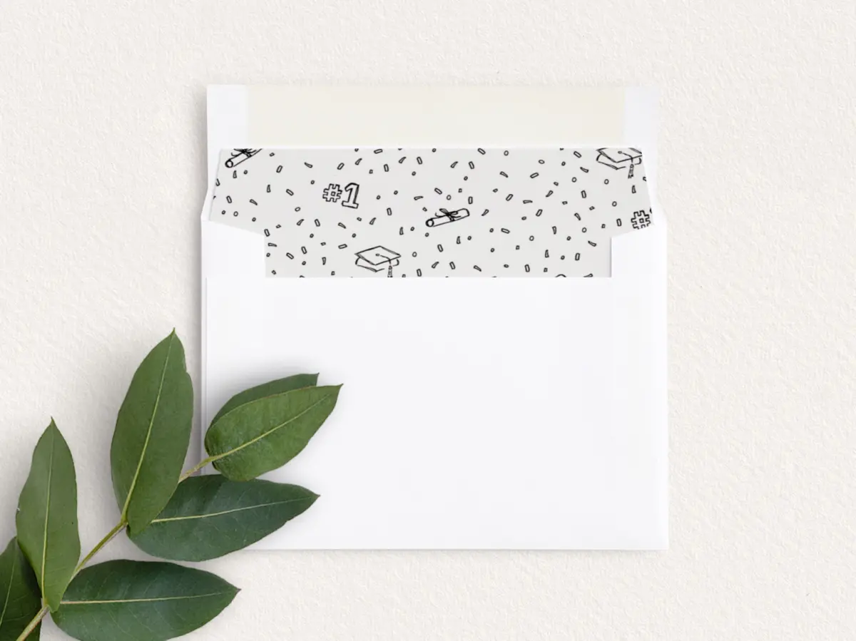Envelope Liner inside Envelope