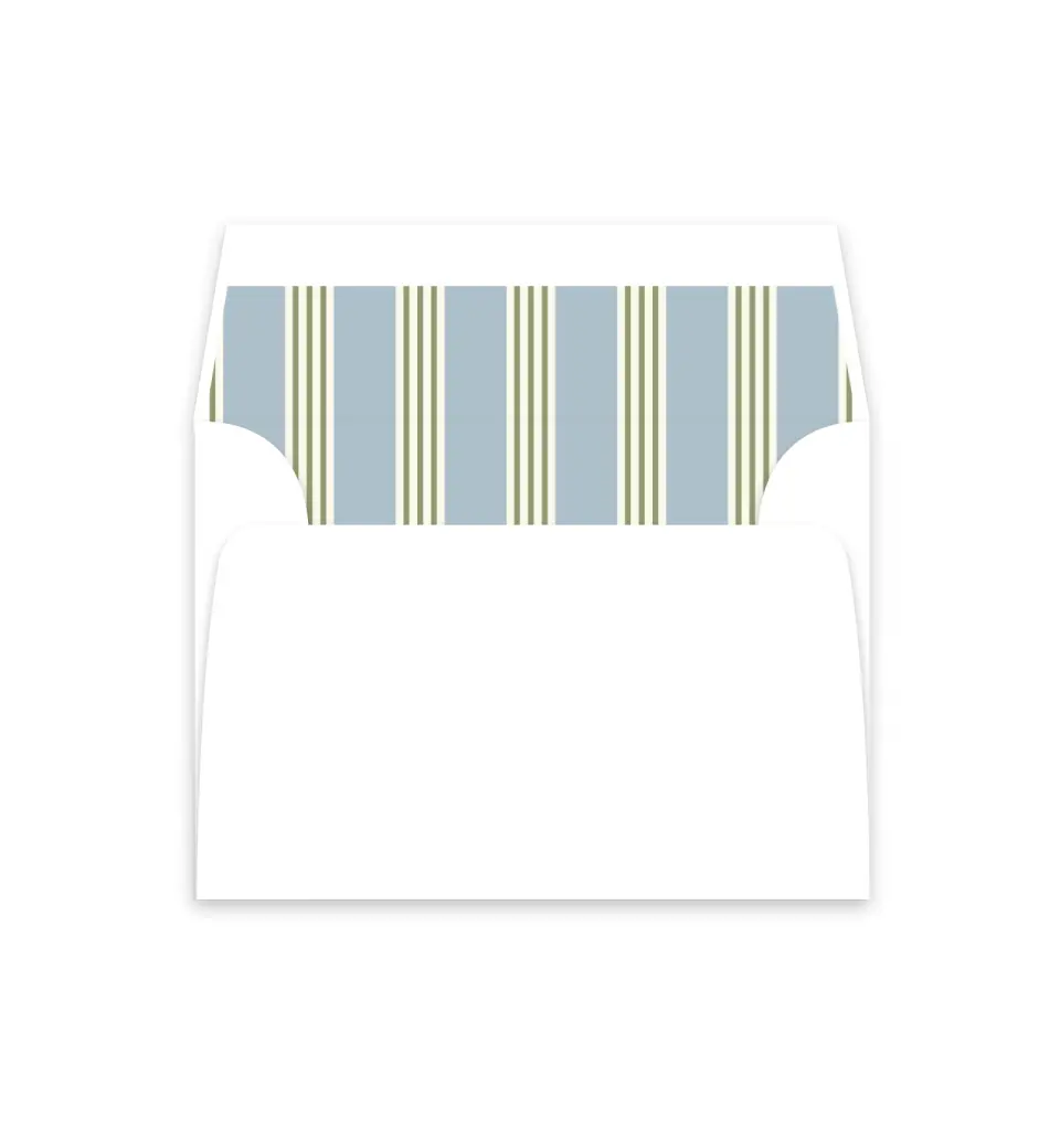 This is a  4⅞" x 4.563" Envelope Liners (ELM) called Framed in Excellence printed in full color