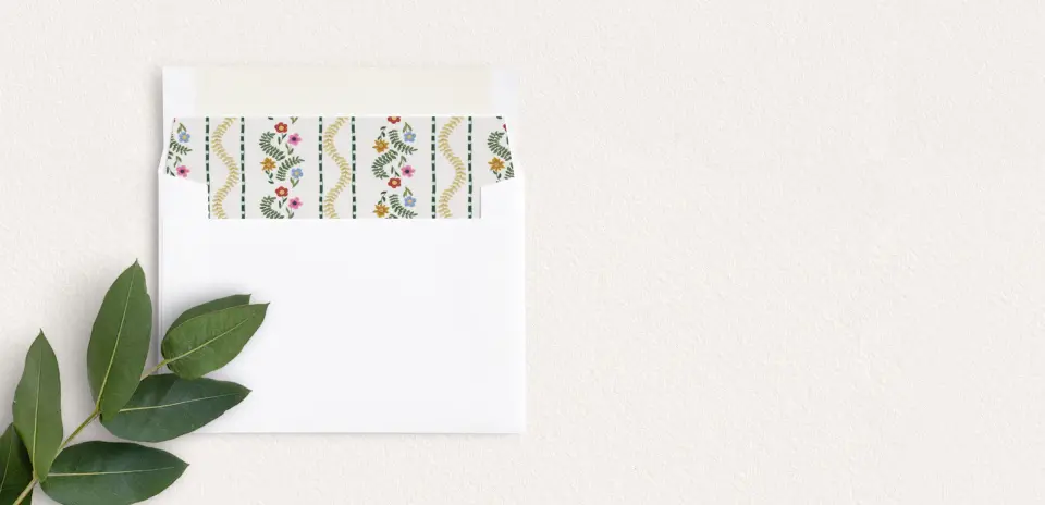 Envelope Liner inside Envelope